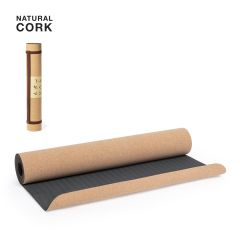 Halkfri korkyogamatta med bärrem