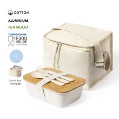 Bomullskylväska och matlådeset