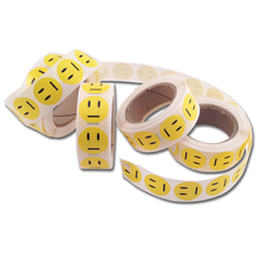 Neutral Smileyklistermärken