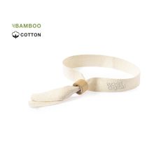 Bomullsarmband med bambulås för evenemang