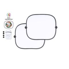 Hopfällbara solskydd med sugkoppar för bilen