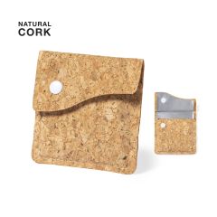 Fickaskfat av kork och aluminium