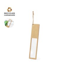 Bokmärke med förstoringsglas, tillverkat av kraftpapper