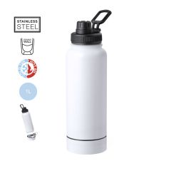 Stor termosflaska med förvaring i botten 1 liter