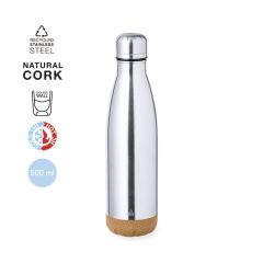 Termosflaska i återvunnet rostfritt stål och kork 500 ml