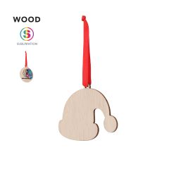 Juldekoration av trä med möjlighet till sublimeringstryck