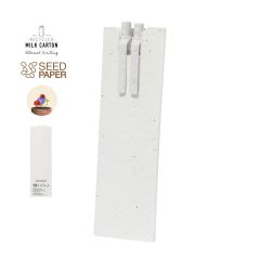 Kulspetspennset tillverkat av återvunna mjölkkartonger med blomsterfröförpackning