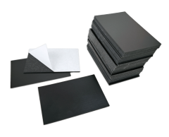 Rektangulär 37x60,5 mm självhäftande magnet