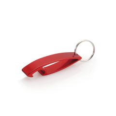 Böjd metallöppnare nyckelring