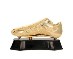 Guld fotbollssko statyett