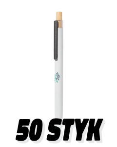 50 stycken pennor med logotyp - återvunnen alu