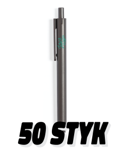 50 stycken pennor med logotyp - kaffefibrer