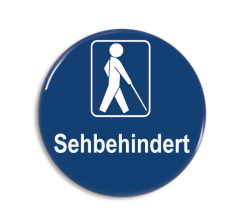 Knappar för synskadade på tyska