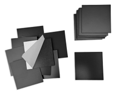 Fyrkantig 57x57mm självhäftande magnet