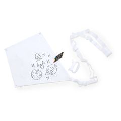 Måla din egen drake med 4 färgpennor