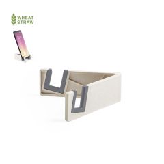 Hopfällbart mobilställ av vetehalm