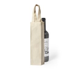 Vinpåse 75 cl flaska - gjord av canvastyg och förstärkt handtag