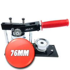 76mm Knappmaskin MULTI - Kropp inkl. en storlek matrise
