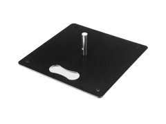 Platt metallfot 8 kg. - för beachflagga mm.