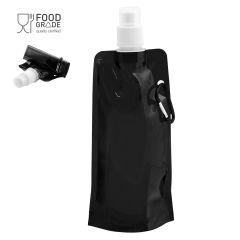 Smidig dricksflaska med säkerhetslock och karbinhake