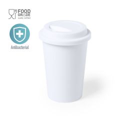 Antibakteriell kopp med lock, 450 ml