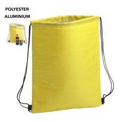 Ryggsäck av mjuk polyester med dragsko och kylfunktion