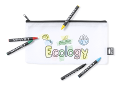 RPET Pennfodral - måla själv med tryck 