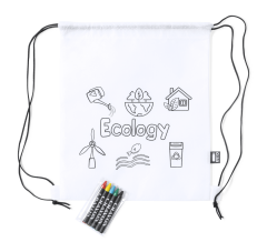 Gymnastikryggsäck RPET måla-det-själv