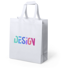 Non-woven väska i fyrfärgstryck med förstärkta handtag 