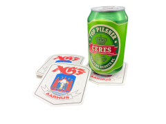 Ölunderlägg med logotyp