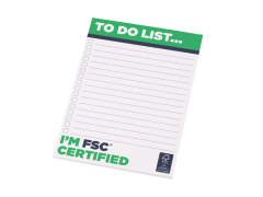 Anteckningsblock A5 med lim - Med egen design.