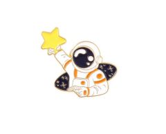 Astronaut med stjärna pin
