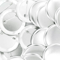 Knappdelar med nål med mylar plast