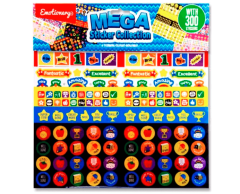 Belöning, mega klistermärkessamling, 300 st.