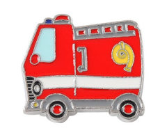 Brandbil emaljpin 25x22mm