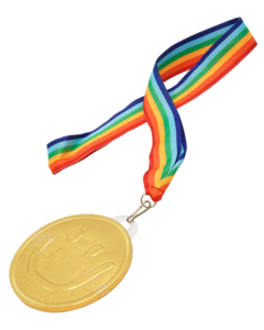 Chokladmedalj med egen design