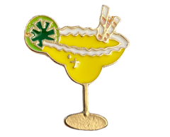 Margarita cocktaildrink emaljpin 26x21mm