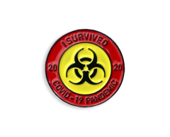 I survived Covid-19 pandemic pin