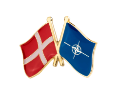 Danmark - NATO vänskapsflagga pin