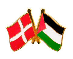 Danmark Palestina Vänskap Flagga nål