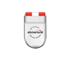 Dansk flagga ansiktsmålning - Färg för kroppen och ansiktet