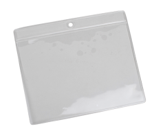 Plastficka för legitimation, 94 x 80 mm