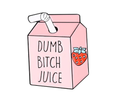 Dum tik juice juicebox-pin