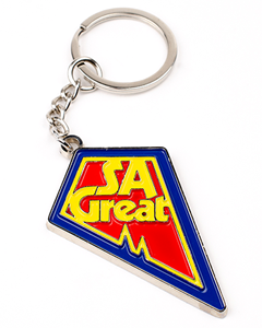 Mjuk emaljnyckelring