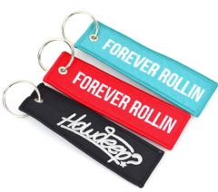 Broderade nyckelringar - Med eget motiv - Jettags