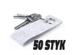 50 filt nyckelringar med eget motiv