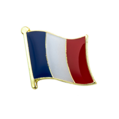 Trikoloren - Bleu, Blanc, Rouge - som emaljpin