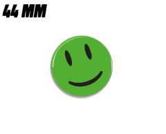 Grön glad smiley magnet 44mm