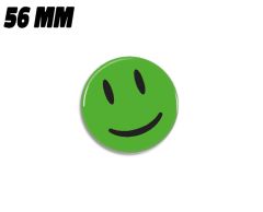 Grön glad smiley magnet 56mm