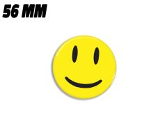 Gul glad smiley magnet 56mm